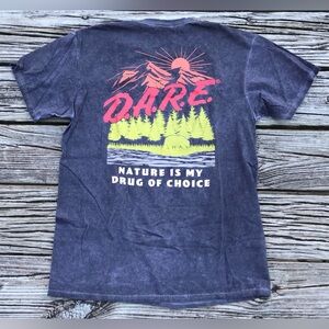 Mens D.A.R.E. Nature Graphic Tee Short Sleeve Tshirt Top M